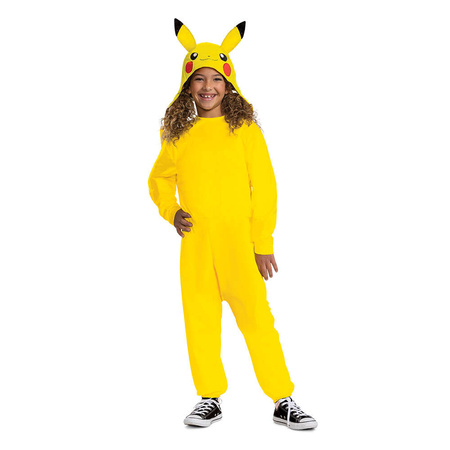 OUTLET Strój karnawałowy Pokemon Pikachu kostium żółte przebranie 127-136 cm (7-8 lat) Kigurumi POWYSTAWOWY