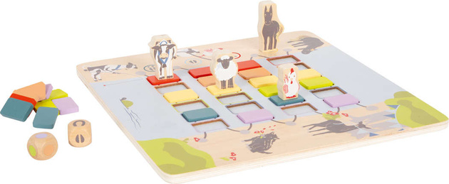 Drewniana gra w mosty przyjaciele Small Foot