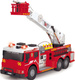 OUTLET Straż Pożarna Zdalnie sterowany Wóz strażacki z ruchomą drabiną RC światło/dźwięk WADLIWY