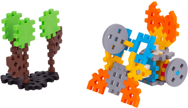 Klocki konstrukcyjne Mini Waffle Konstruktor 140 elementów Marioinex