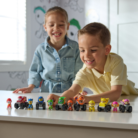 Zestaw Psi Patrol Patrolowiec Mission Cruiser Robo Pies + 7 pojazdow Pup Squad Gift