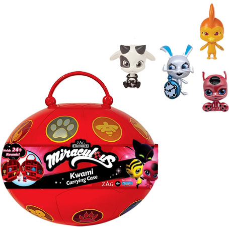 Zestaw Miraculous Biedronka i Czarny Kot kolekcjonerskie opakowanie + 4 figurki kwami