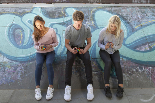 Zesta Kostka Rubika Oryginalna 3x3 układanka logiczna Rubik's Cube + Rubik's Kostka do nauki kolorowa strategiczna gra z naklejkami