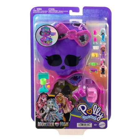 Polly Pocket Zestaw Kompaktowy Monster High figurki i akcesoria
