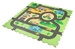 Mata podłogowa edukacyjna 120x120 Grube puzzle piankowe 4 szt. Humbi Miejskie ulice Miasto Miasteczko Drogi