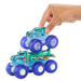 Hot Wheels Monster Trucks zestaw pojazdów w skali 1:64 Power Smashers Tracks Big Rig