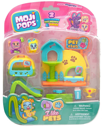 MagicBox Moji Pops seria 1 Zestaw dla zwierzaczków + 2 figurki