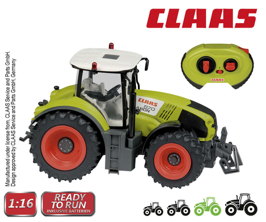 Traktor Zdalnie sterowany RC Claas Axion 870 do bruder 1:16 Happy People