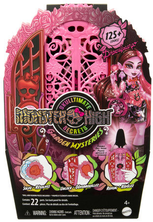 Monster High Zestaw Lalka Draculaura 28 cm + akcesoria niespodzianki Straszyceum