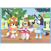 Puzzle Trefl 4w1 Bluey i Jego Świat 3+