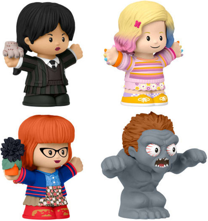 Wednesday Zestaw figurki kolekcjonerskie 6 cm Enid Sinclair Dr Valerie Kinbott potwór Hyde
