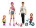 OUTLET Steffi Love Zestaw lalek rodzina sportowa Steffi, Kevin i dzieci WADLIWY
