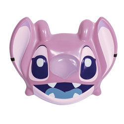 Disney Stitch maska Angel różowa z gumką