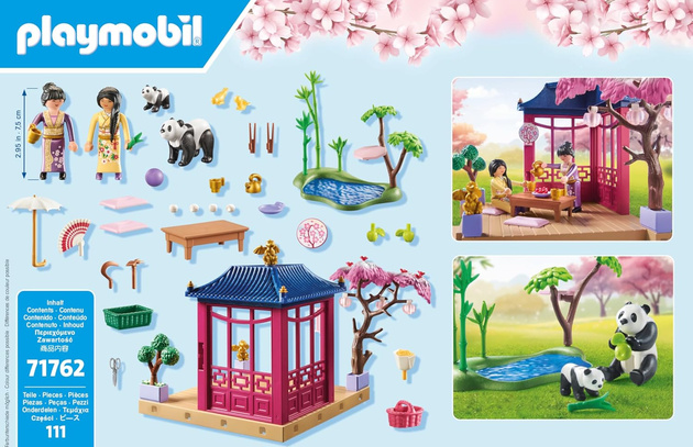Playmobil Azjatycki ogród z pandami 111 elementów promo pack