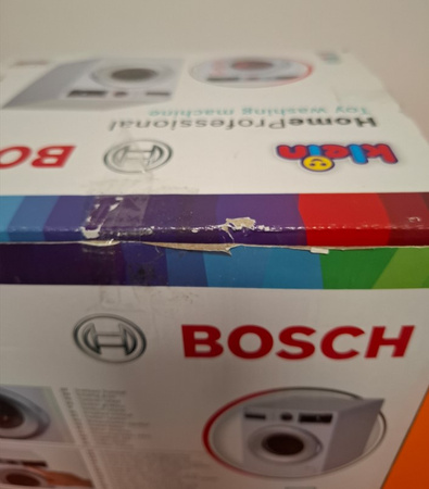 OUTLET Duża Pralka Bosch dla dzieci z przepływem wody światłem dźwiękiem Klein USZKODZONE OPAKOWANIE