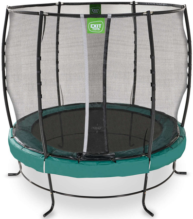 Trampolina ogrodowa z siatką zabezpieczającą Lotus Premium 253 cm zielona