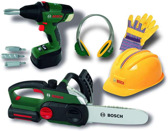 Zestaw Budowlańca Robotnika Drwala Mega zestaw Bosch II budowlanego Bosch Klein