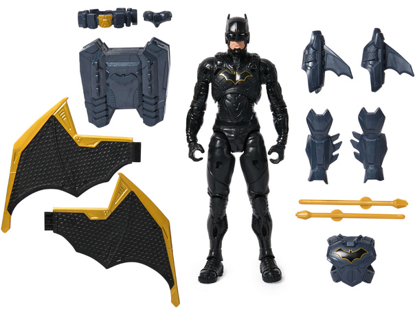 DC Comics Batman Adventures duża figurka lalka mroczny rycerz nocnego nieba 30 cm + akcesoria 7 elementów