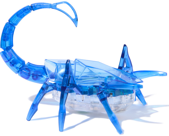 Hex Bots Ruchoma Figurka Scorpion Niebieski Zabawka Sensoryczna Światło