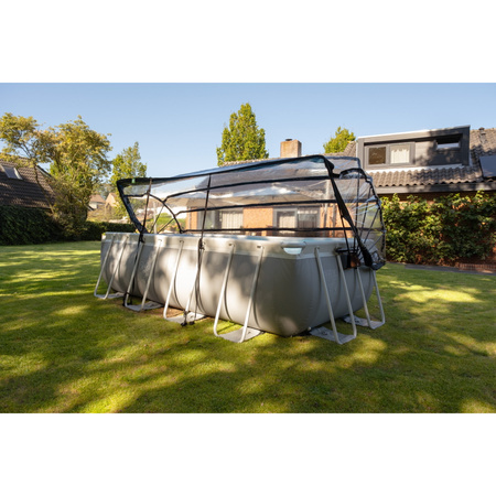 Zadaszenie kopuła do basenu ogrodowego 400x200 cm