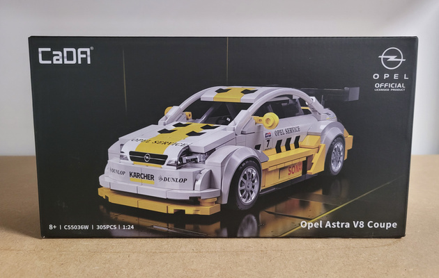 OUTLET Klocki konstrukcyjne CaDA wyścigówka Samochód wyścigowy Opel Astra V8 Coupe DTM Auto USZKODZONE OPAKOWANIE