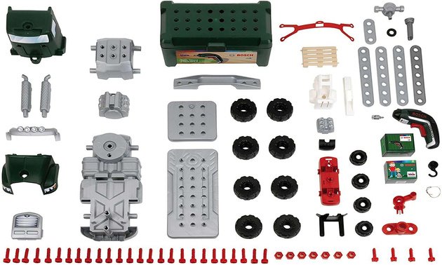 Ciężarówka do skręcania z wkrętarką Bosch dla dzieci 86 elementów Klein