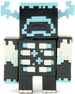 Minecraft Zestaw figurek metalowych Steve Alex Creeper Warden 6 cm