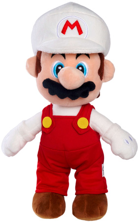 Super Mario Miękka Maskotka Ognisty Mario 30cm