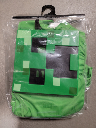 OUTLET Minecraft strój karnawałowy dla chłopca Creeper kostium przebranie 127-136 cm (7-8 lat) PO ZWROCIE