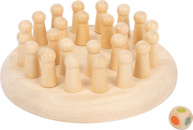 Small Foot Drewniana gra w pamięć kolory