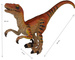 Dinozaur Velociraptor duża figurka ruchoma 19 cm
