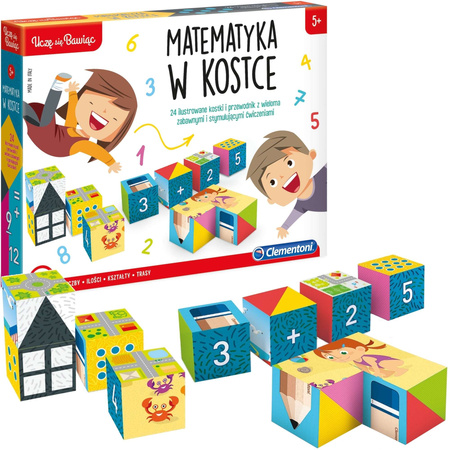 Matematyka W Kostce 24 Kostki Uczę Się Bawiąc Clementoni