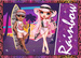 Puzzle 4w1 Modne laleczki Rainbow High 207 element