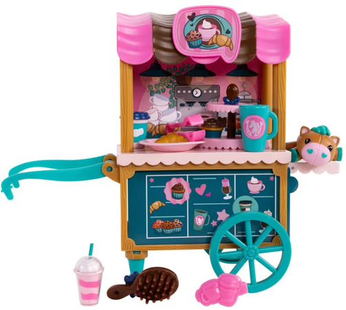 Wild Manes Zestaw Konik Figurka Cocoa wózek z kawiarnią + akcesoria 20 elementów