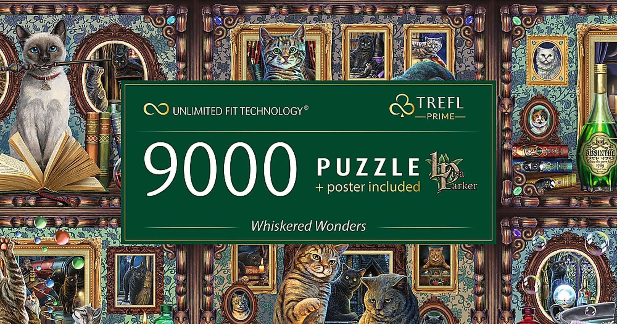 Puzzle Prime 9000 UFT Whiskered Wonderers Koty Lisa Parker +