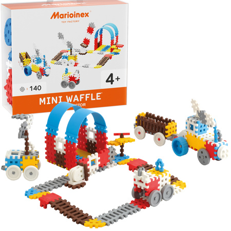 Klocki konstrukcyjne Mini Waffle Konstruktor 140 elementów Marioinex