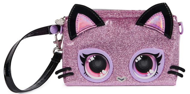 Purse Pets Purdy Purrfect torebka z tęczowymi oczami