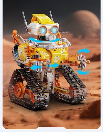 Klocki konstrukcyjne CaDA model robot W.Bot zdalnie sterowany Code Robot RC 3w1 455 elementów