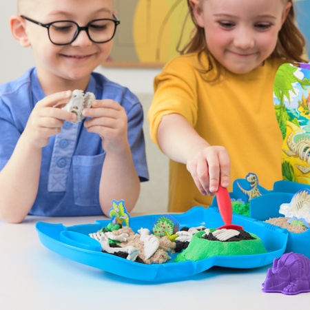 Piasek Kinetyczny Wykopalisko Dinozaurów T-rex Ze Szkieletem + Akcesoria Kinetic Sand