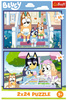 Puzzle Trefl 2 x 24 Bluey Zabawna Bluey