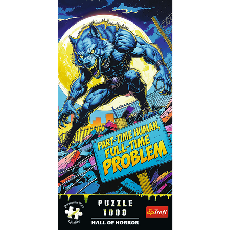 Trefl Puzzle 1000 elementów Hall of Horror Wilkołak