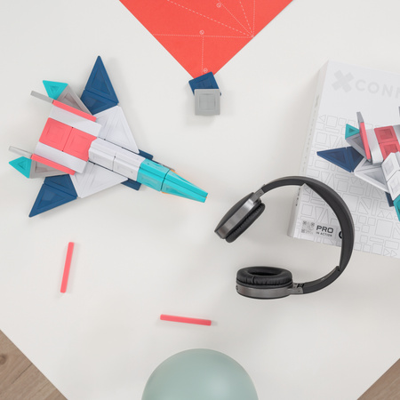 CONNETIX Pro Constructor Set Kreatywne klocki magnetyczne 70 elementów