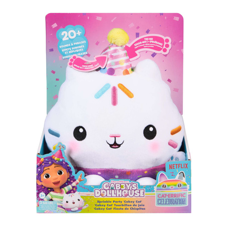 Koci Domek Gabi Interaktywna Maskotka Łakotek Cakey Cat 25 cm