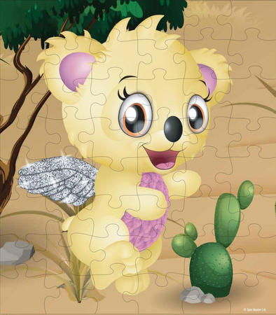 OUTLET Gra planszowa Chińczyk Hatchimals 3W1 Puzzle Spin Master USZKODZONE OPAKOWANIE