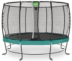 Trampolina ogrodowa z siatką zabezpieczającą Lotus Premium 366 cm zielona