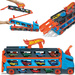 Hot Wheels City Super Transporter Wyścigowy zestaw Speedway Hauler + 3 samochodziki