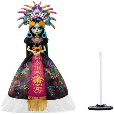 Monster High Lalka kolekcjonerska Skelita Calaveras Dia De Muertos Skullector
