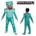 Minecraft strój karnawałowy Steve w diamentowej zbroi kostium przebranie 127-136 cm (7-8 lat)