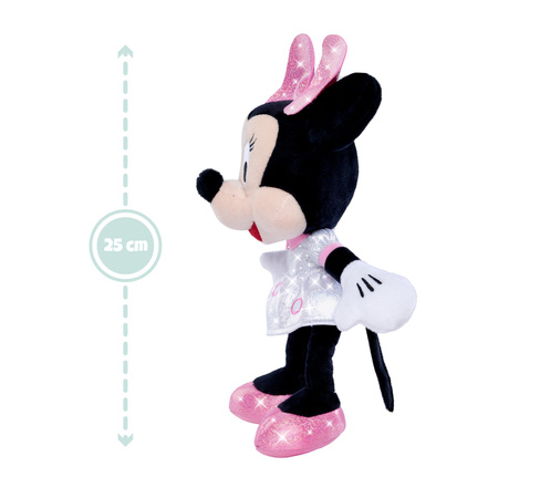 Maskotka Błyszcząca Myszka Minnie 25 cm 100 lecie Disney