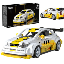 Klocki konstrukcyjne CaDA wyścigówka Samochód wyścigowy Opel Astra V8 Coupe DTM Auto sportowe 305 elementów